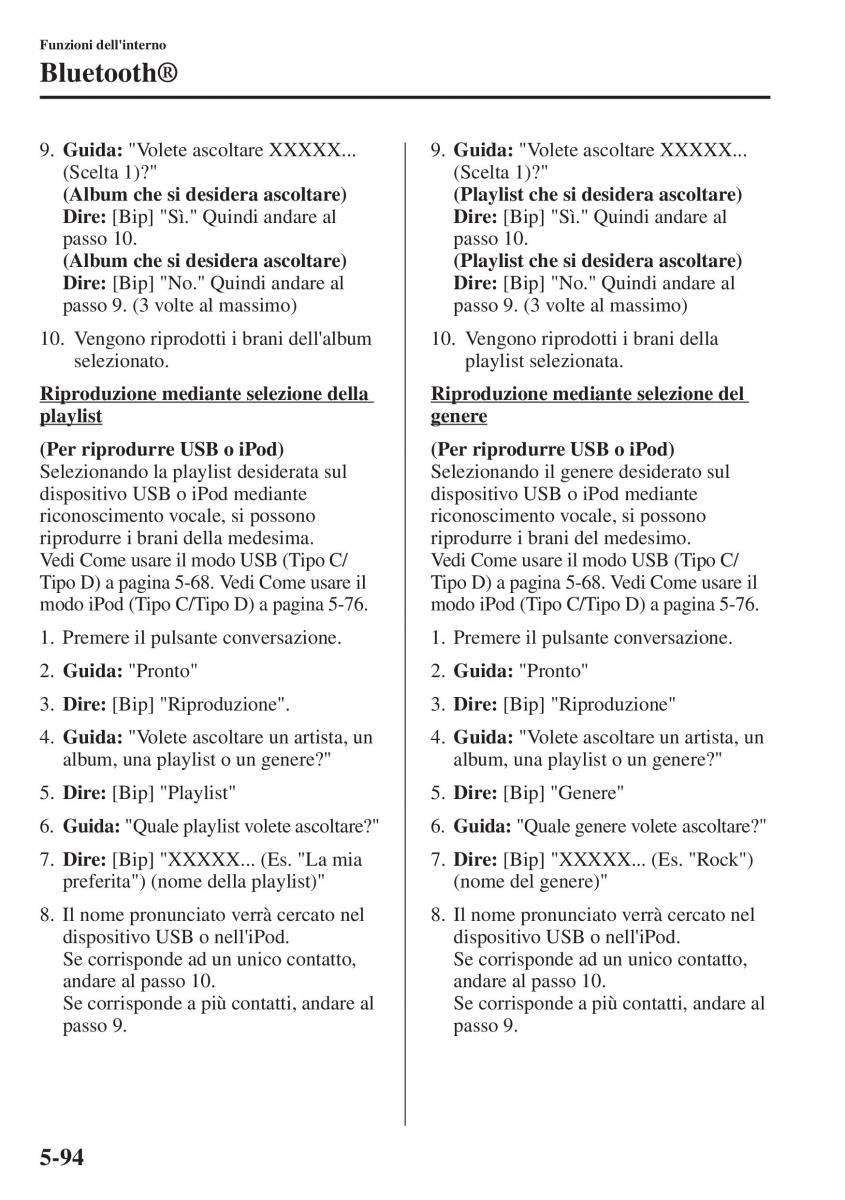 Mazda CX 5 manuale del proprietario / page 401