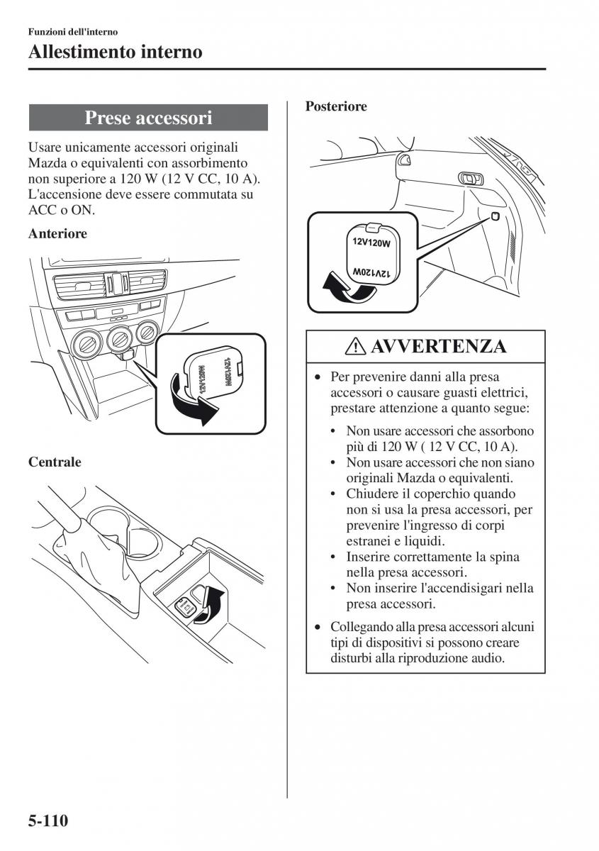 Mazda CX 5 manuale del proprietario / page 417