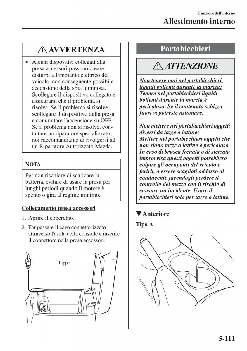 Mazda CX 5 manuale del proprietario / page 418