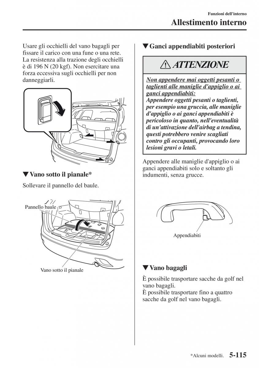 Mazda CX 5 manuale del proprietario / page 422