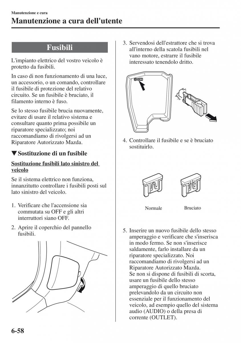 Mazda CX 5 manuale del proprietario / page 483