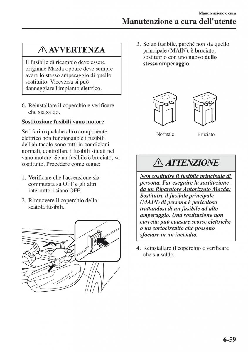 Mazda CX 5 manuale del proprietario / page 484