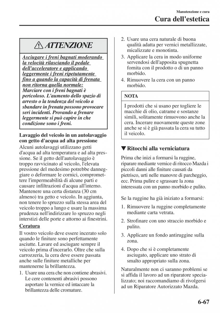 Mazda CX 5 manuale del proprietario / page 492