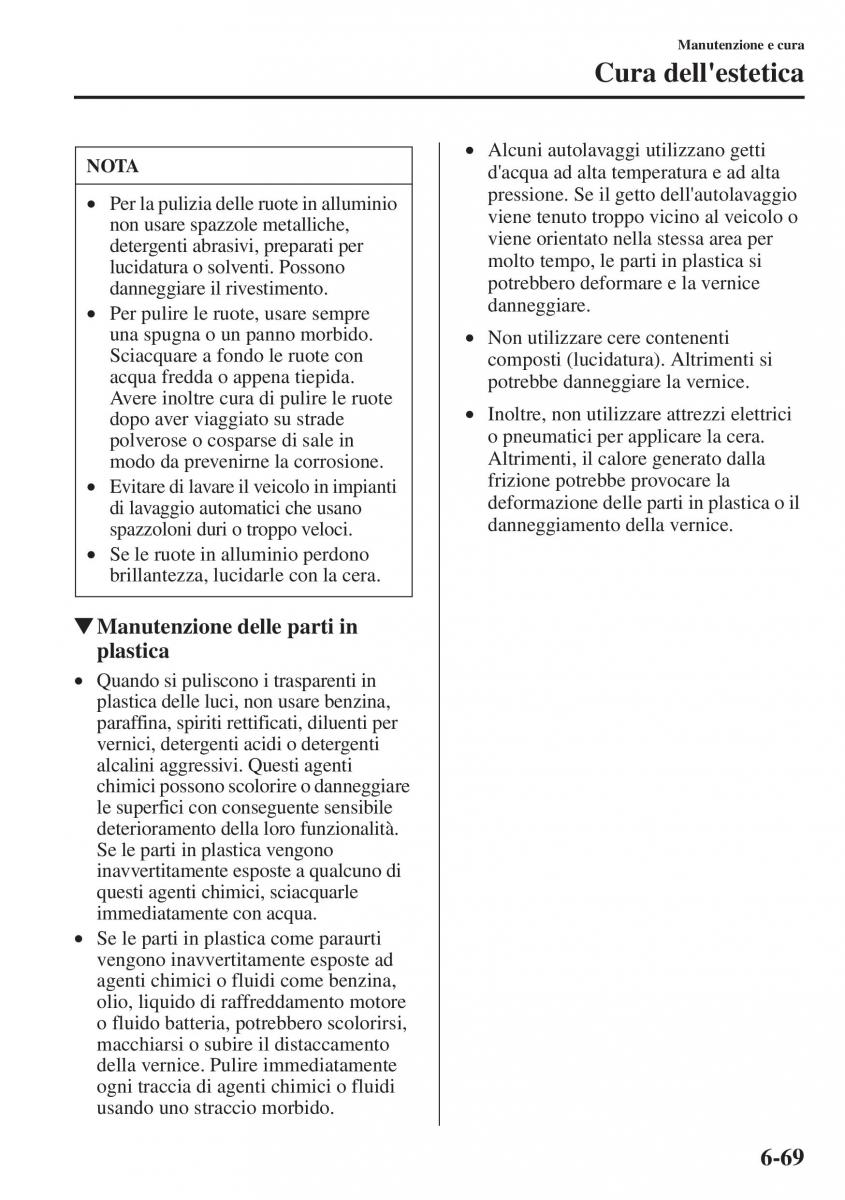 Mazda CX 5 manuale del proprietario / page 494