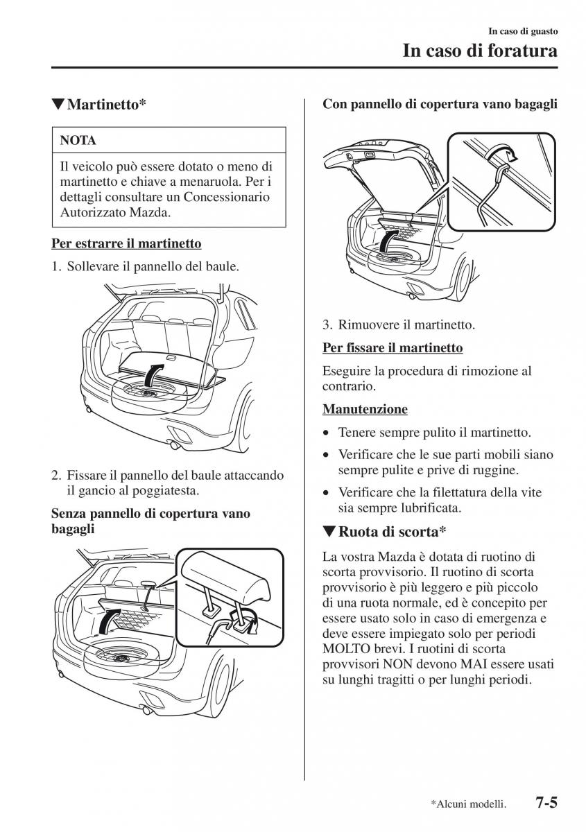 Mazda CX 5 manuale del proprietario / page 502