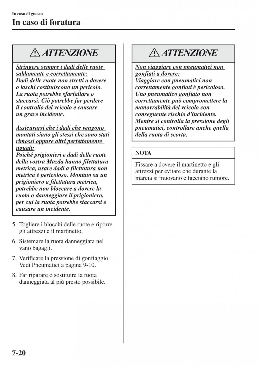 Mazda CX 5 manuale del proprietario / page 517