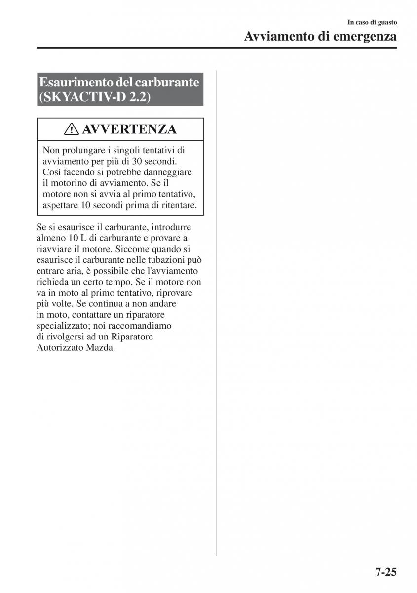 Mazda CX 5 manuale del proprietario / page 522