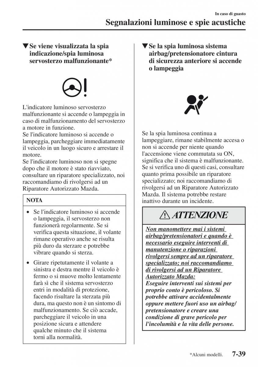 Mazda CX 5 manuale del proprietario / page 536