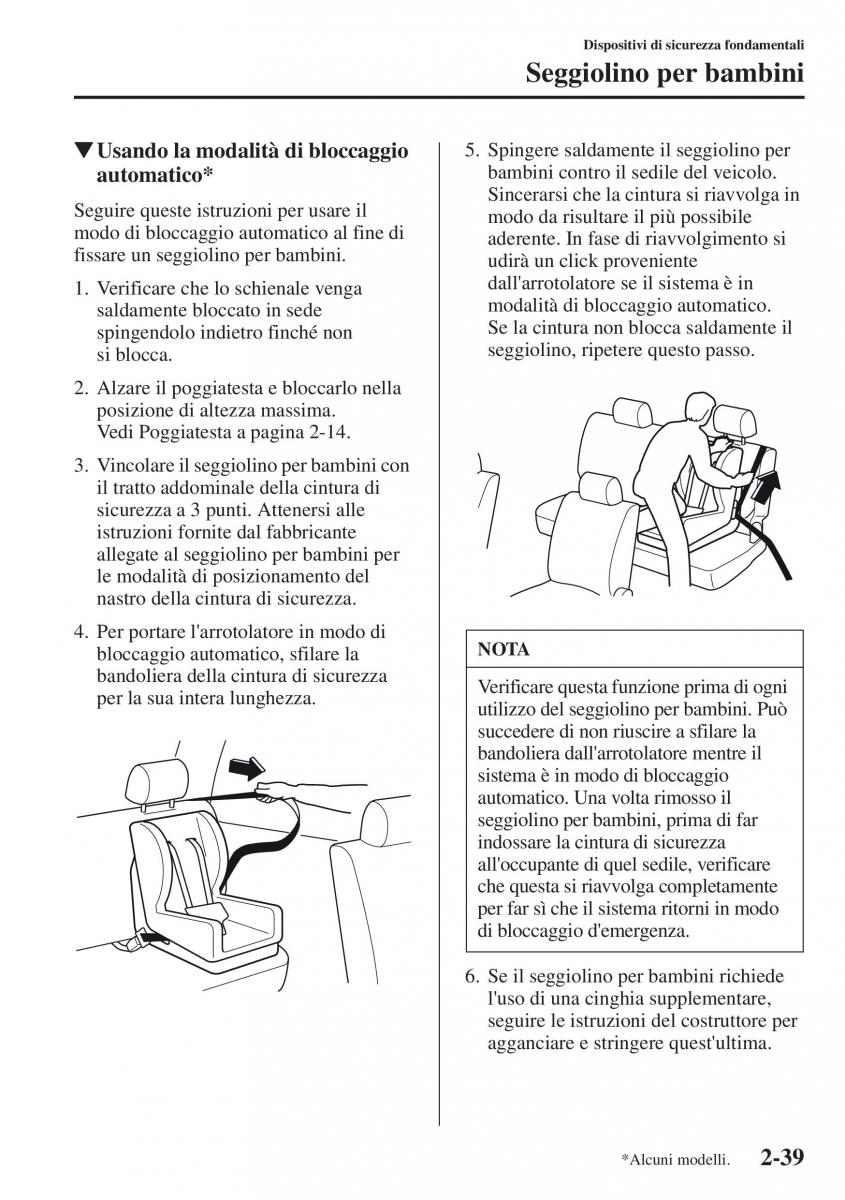 Mazda CX 5 manuale del proprietario / page 54