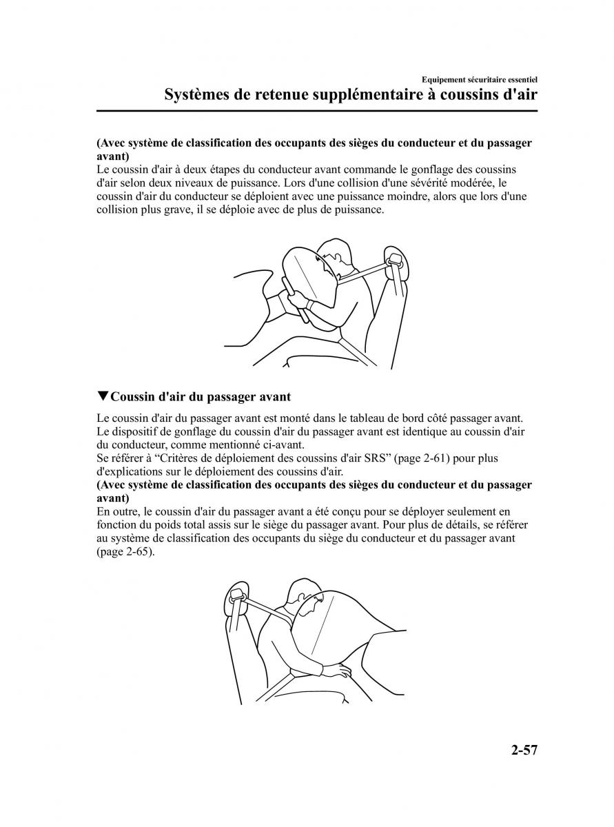 Mazda CX 5 manuel du proprietaire / page 69