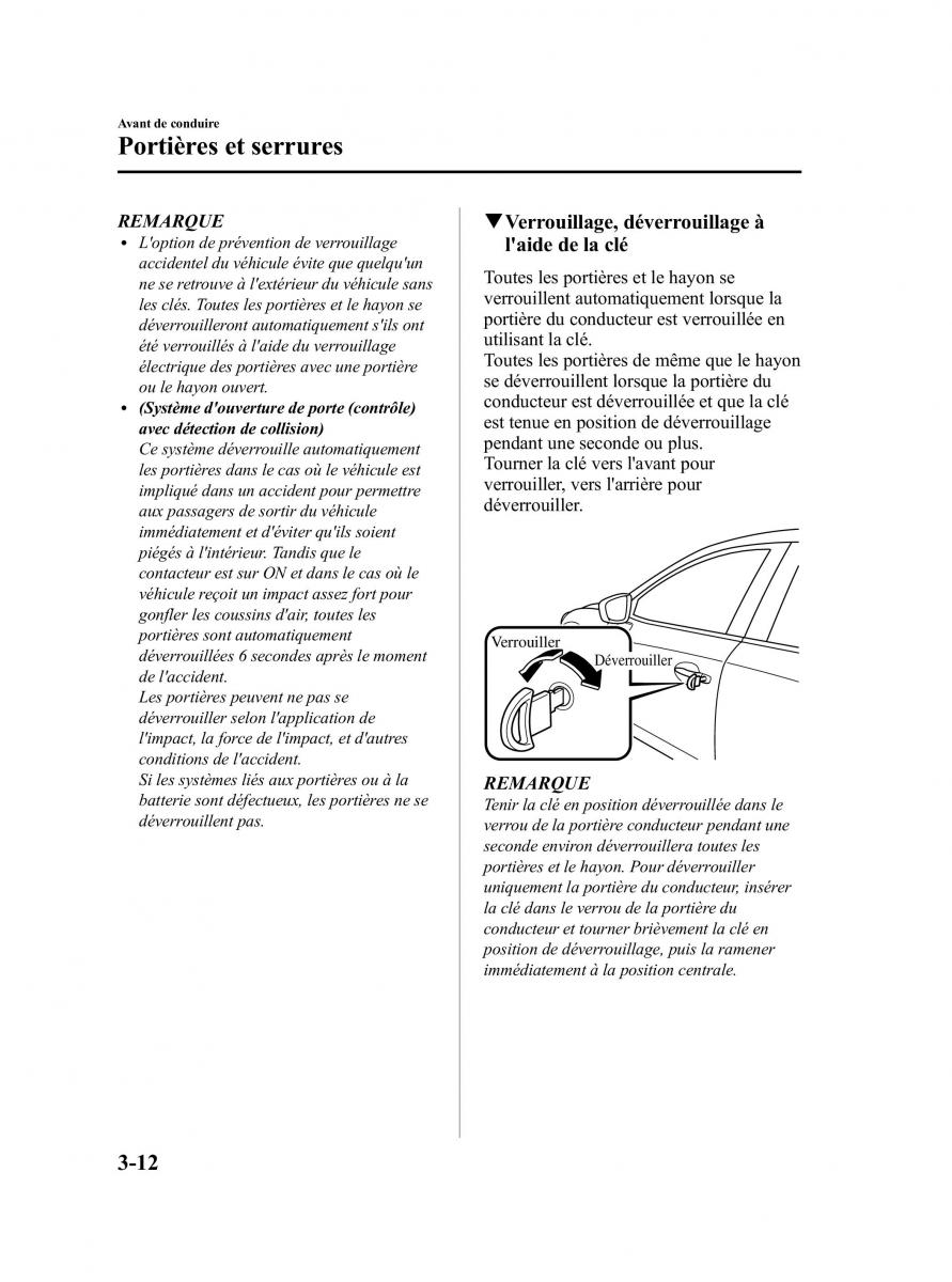 Mazda CX 5 manuel du proprietaire / page 96