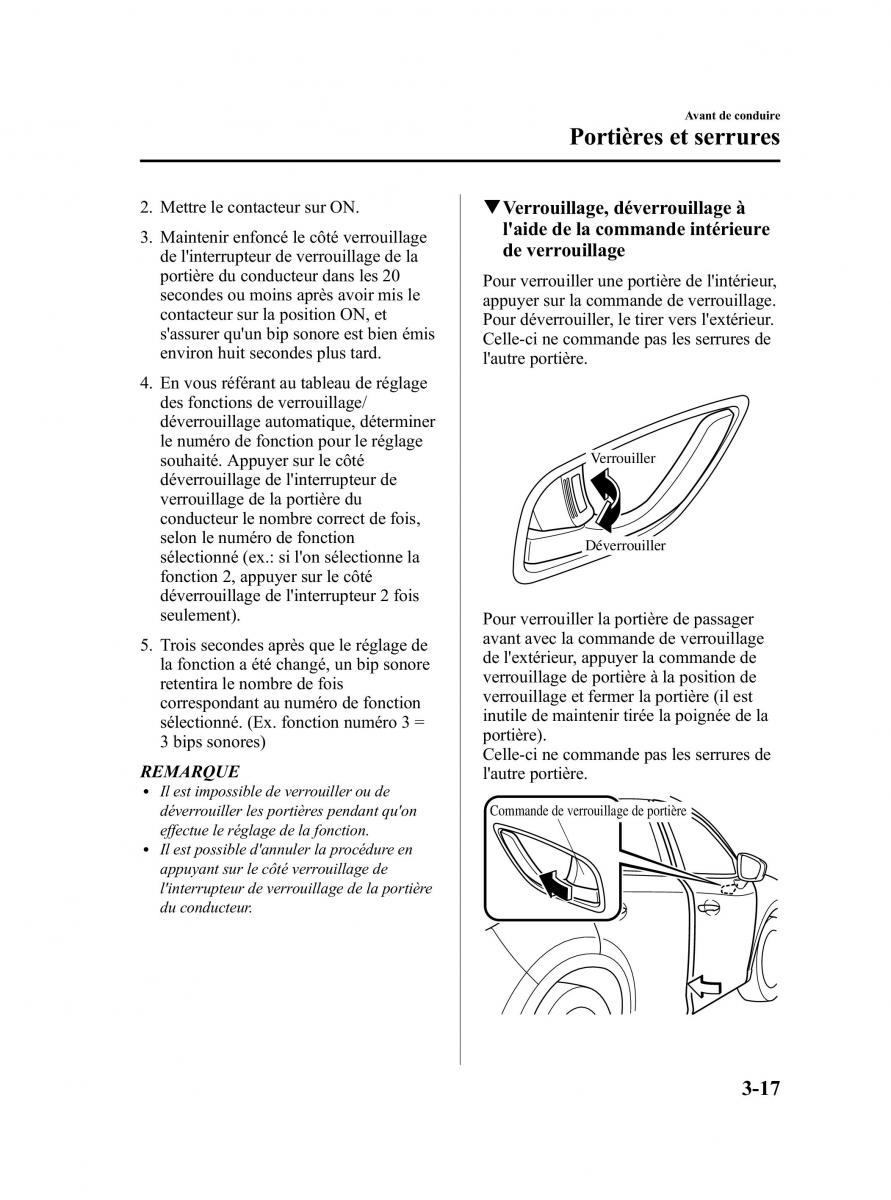 Mazda CX 5 manuel du proprietaire / page 101