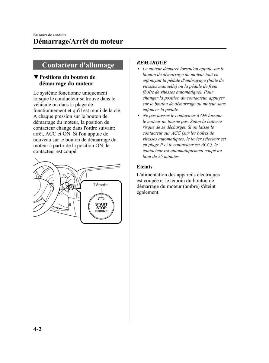 Mazda CX 5 manuel du proprietaire / page 146