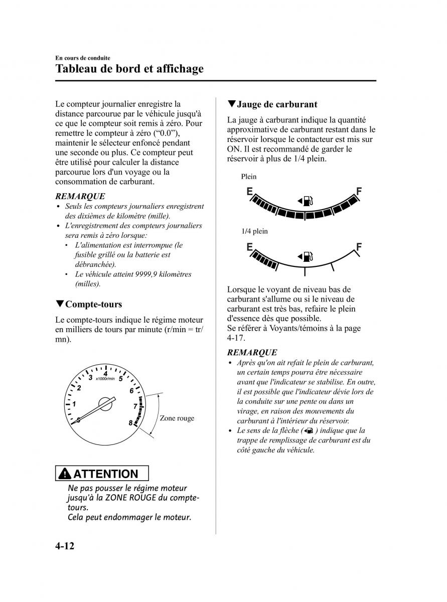 Mazda CX 5 manuel du proprietaire / page 156