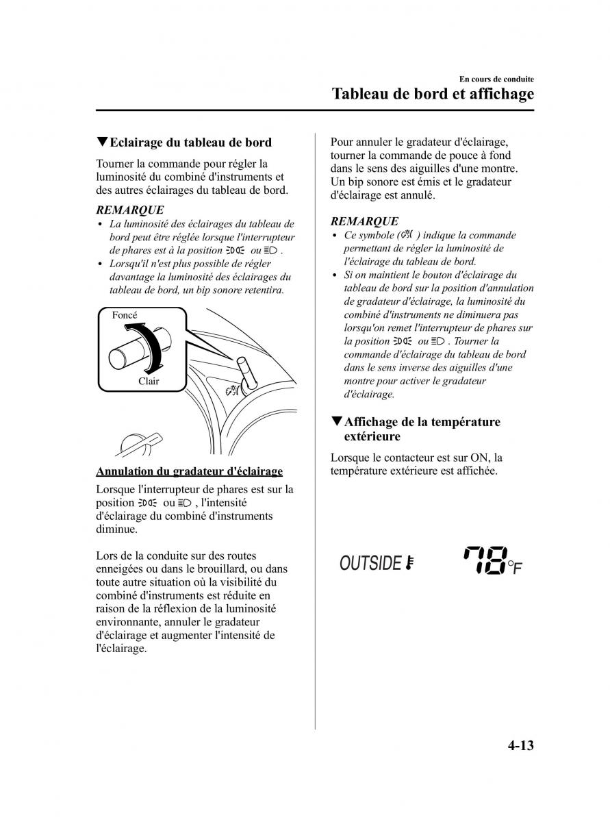 Mazda CX 5 manuel du proprietaire / page 157