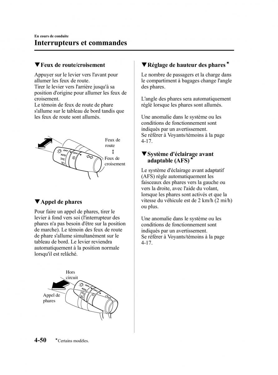 Mazda CX 5 manuel du proprietaire / page 194