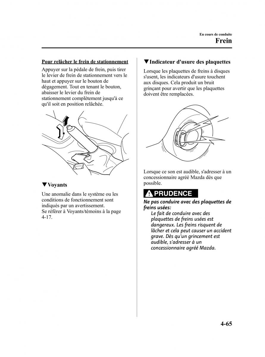 Mazda CX 5 manuel du proprietaire / page 209