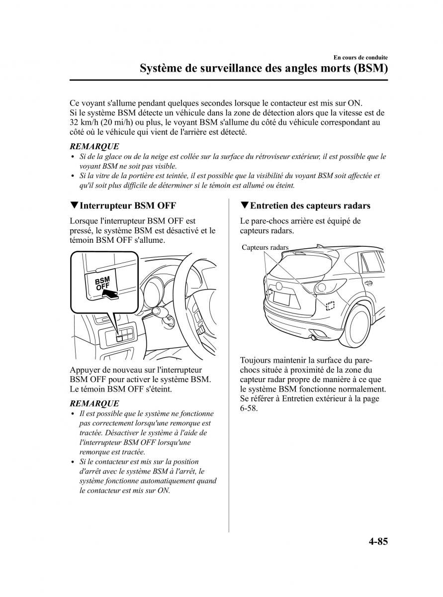 Mazda CX 5 manuel du proprietaire / page 229