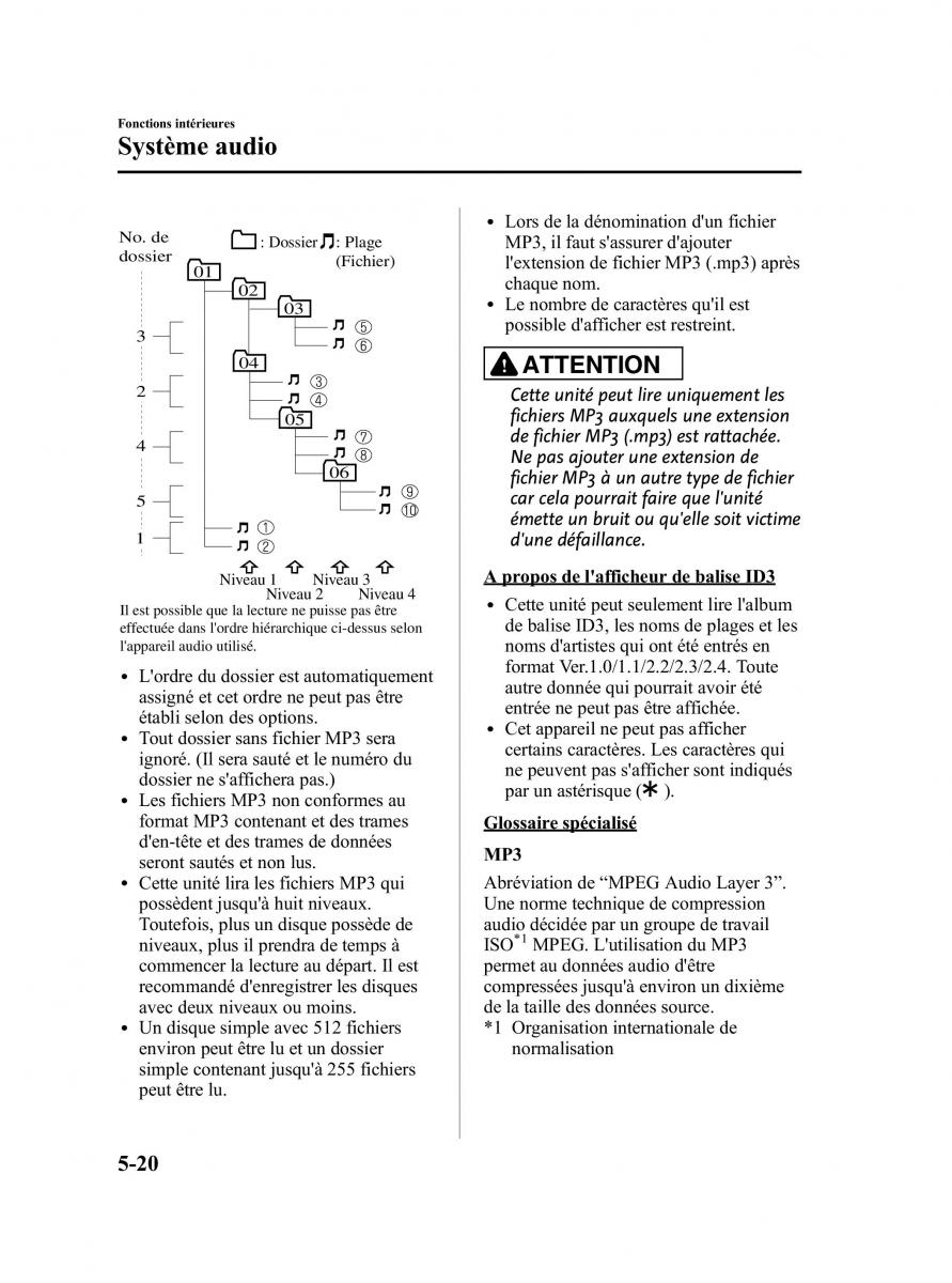 Mazda CX 5 manuel du proprietaire / page 262