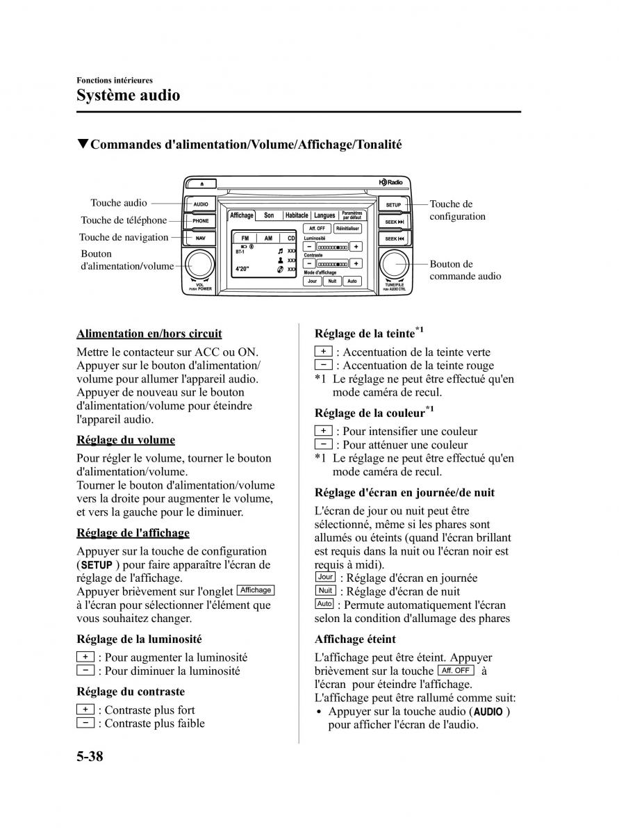 Mazda CX 5 manuel du proprietaire / page 280