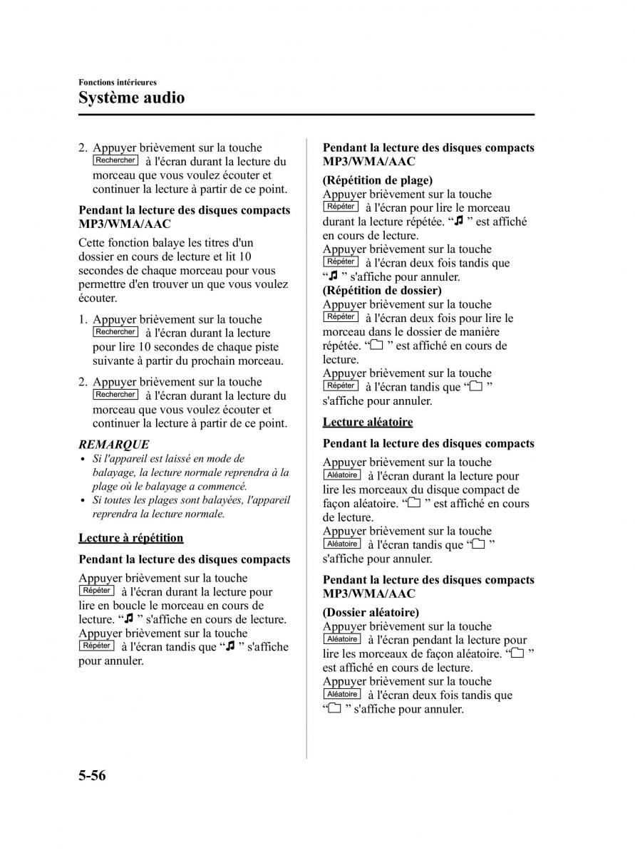 Mazda CX 5 manuel du proprietaire / page 298