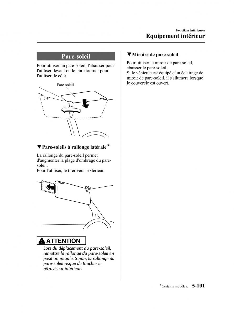 Mazda CX 5 manuel du proprietaire / page 343