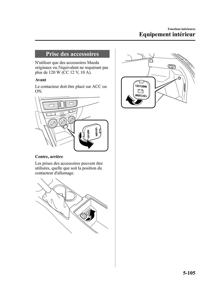 Mazda CX 5 manuel du proprietaire / page 347