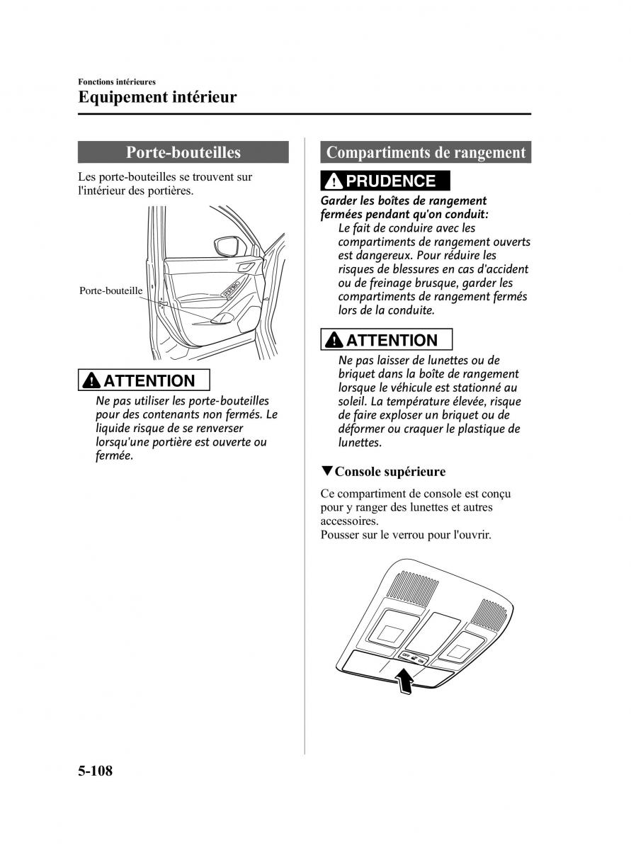 Mazda CX 5 manuel du proprietaire / page 350