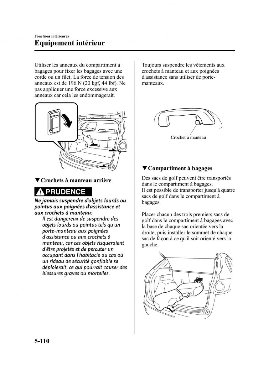 Mazda CX 5 manuel du proprietaire / page 352