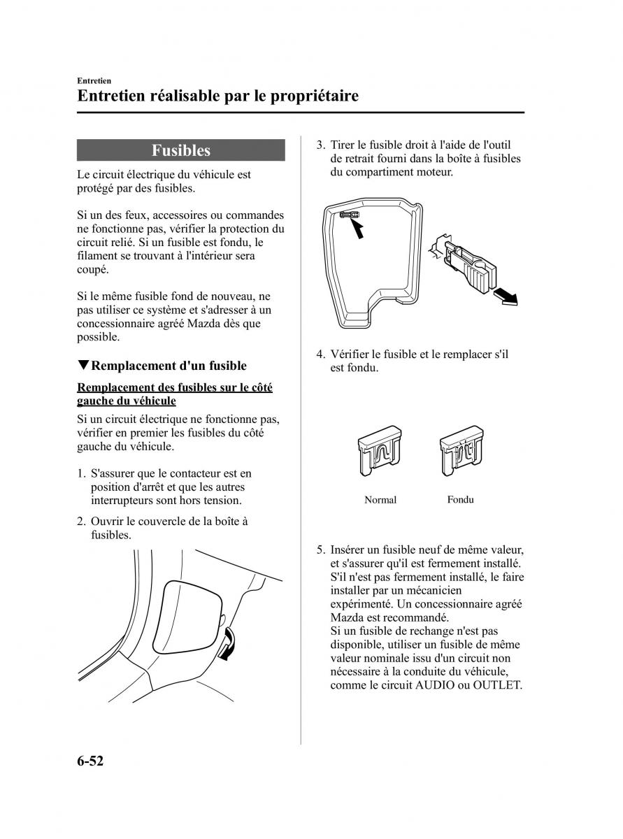 Mazda CX 5 manuel du proprietaire / page 406