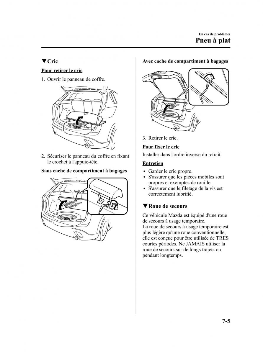 Mazda CX 5 manuel du proprietaire / page 427