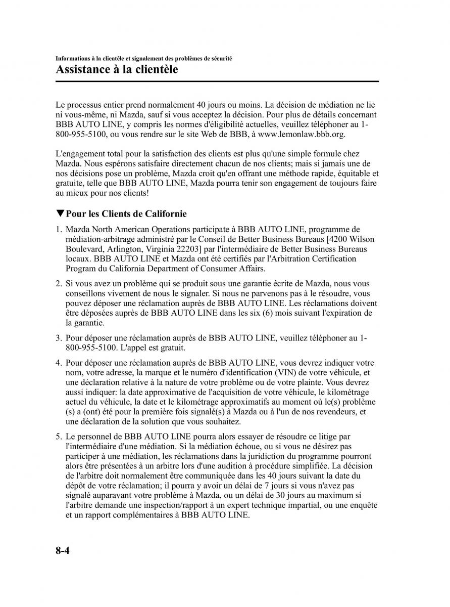 Mazda CX 5 manuel du proprietaire / page 464