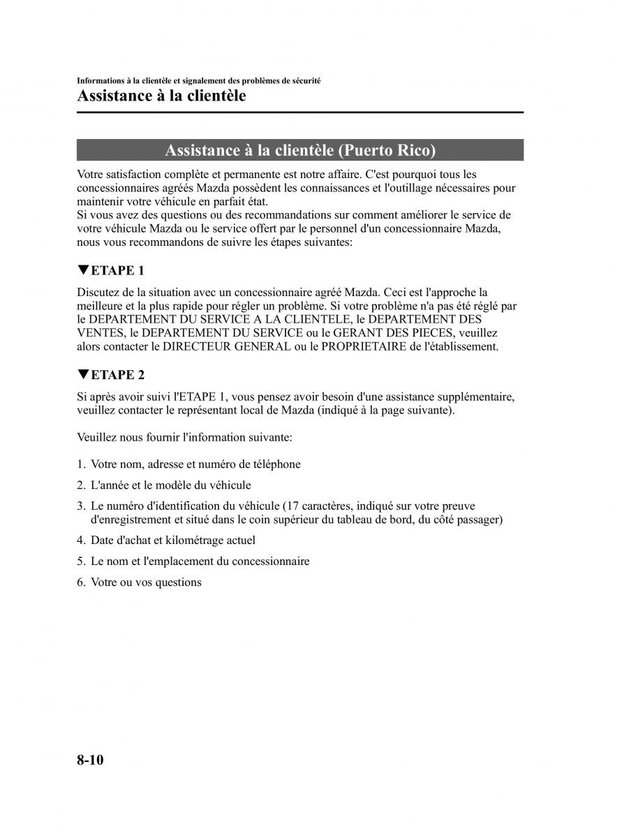 Mazda CX 5 manuel du proprietaire / page 470