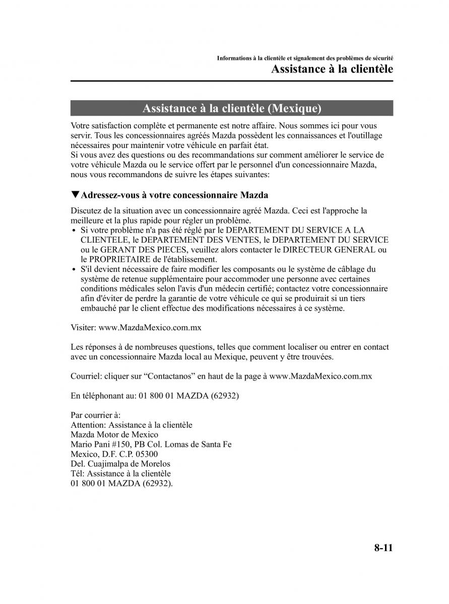 Mazda CX 5 manuel du proprietaire / page 471