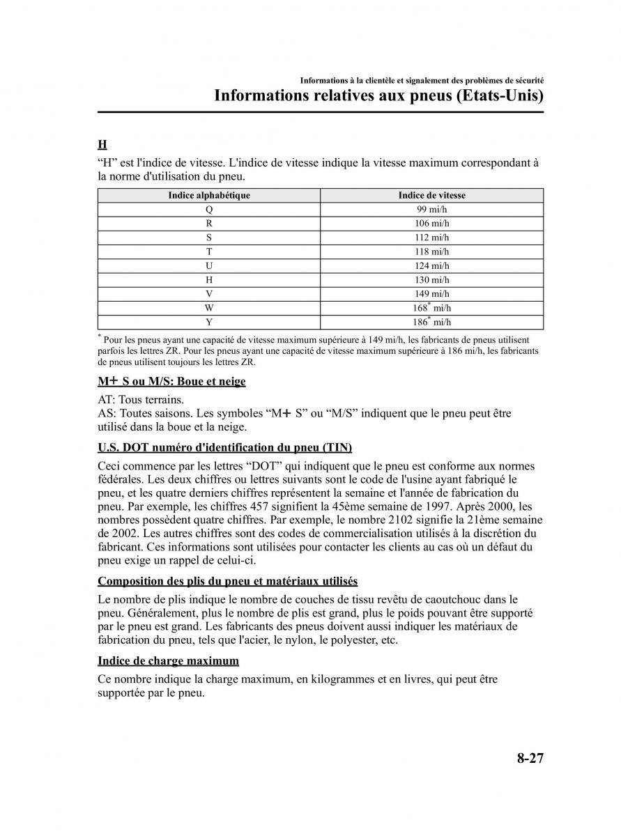 Mazda CX 5 manuel du proprietaire / page 487