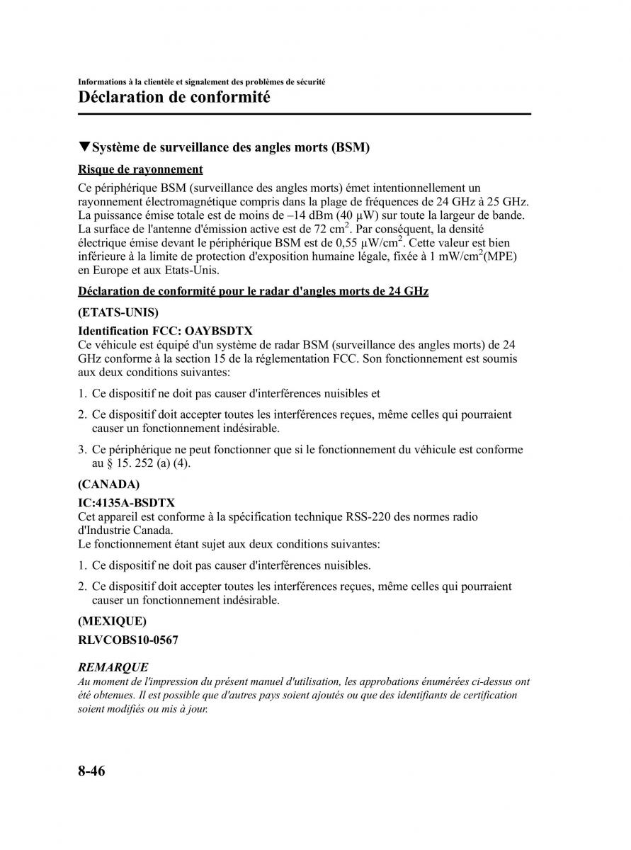 Mazda CX 5 manuel du proprietaire / page 506