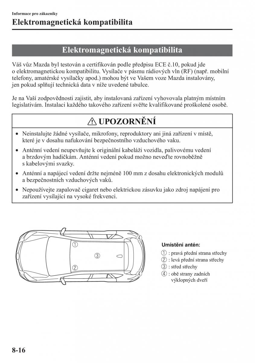 Mazda CX 5 navod k obsludze / page 563