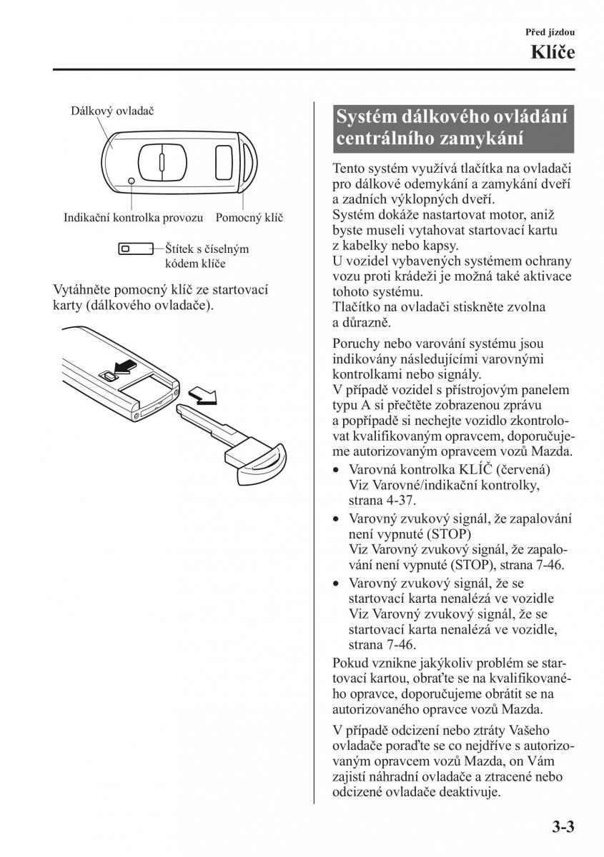 Mazda CX 5 navod k obsludze / page 76