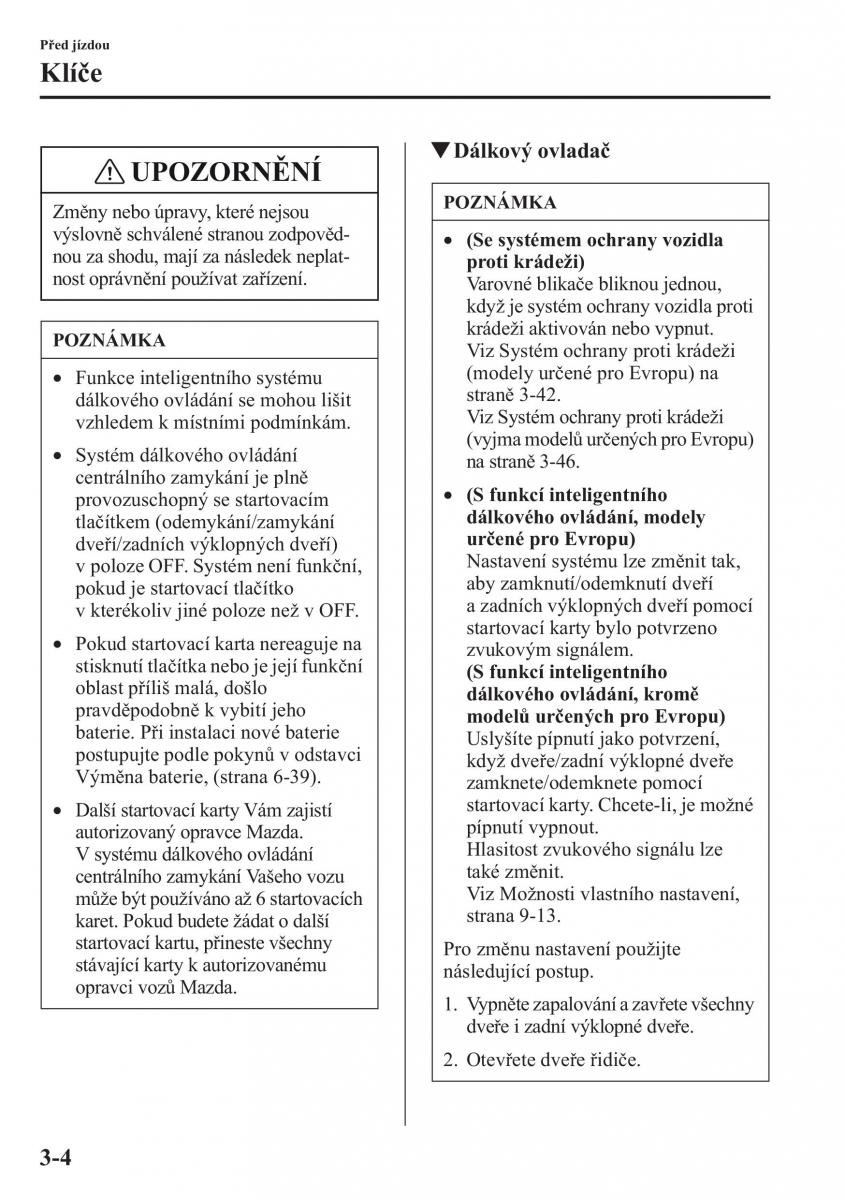 Mazda CX 5 navod k obsludze / page 77