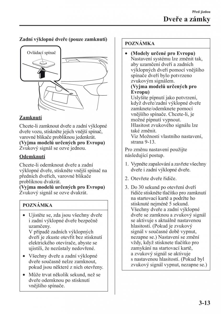 Mazda CX 5 navod k obsludze / page 86