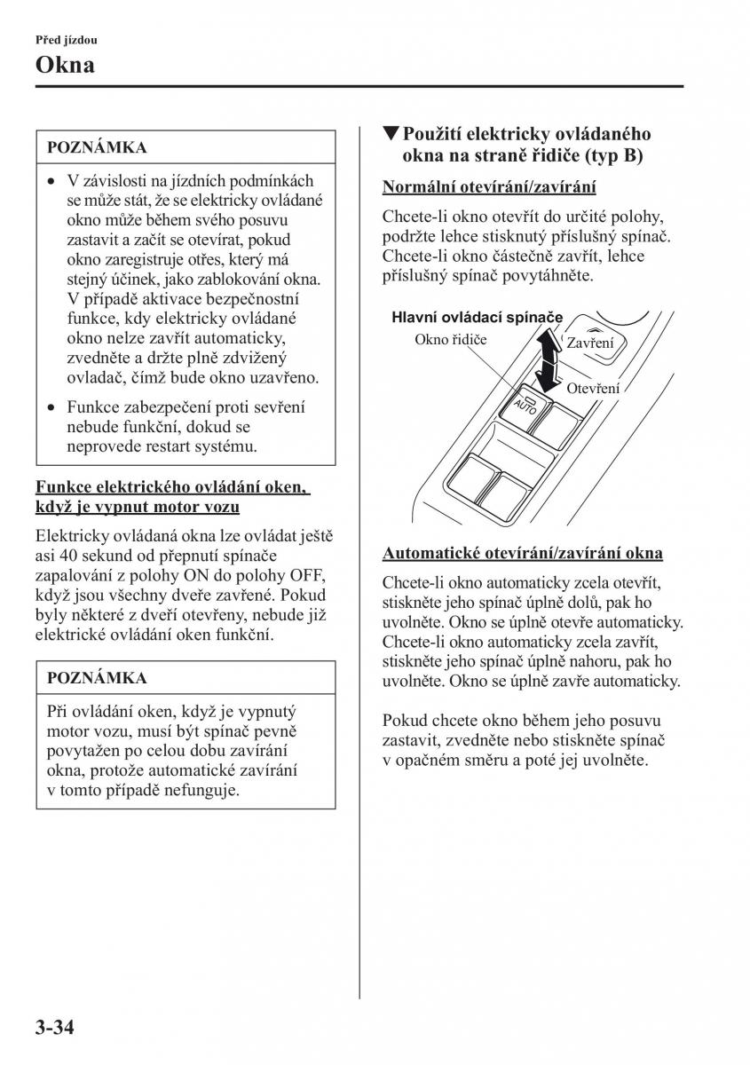 Mazda CX 5 navod k obsludze / page 107