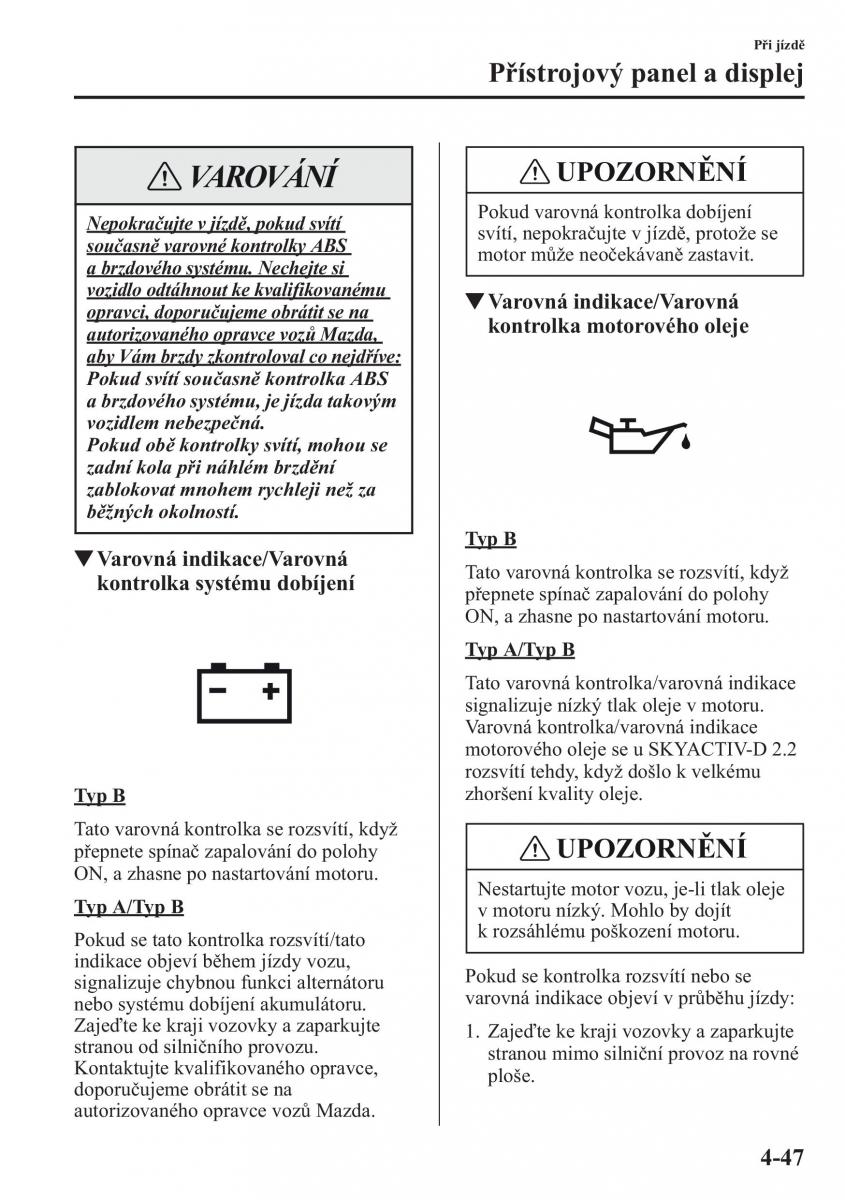 Mazda CX 5 navod k obsludze / page 184