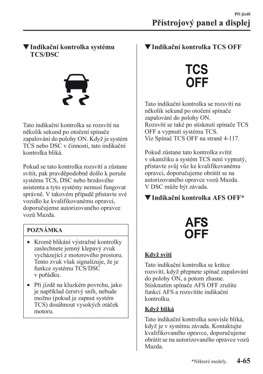 Mazda CX 5 navod k obsludze / page 202