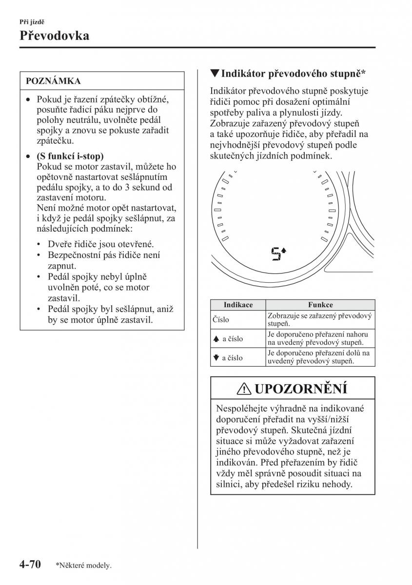 Mazda CX 5 navod k obsludze / page 207