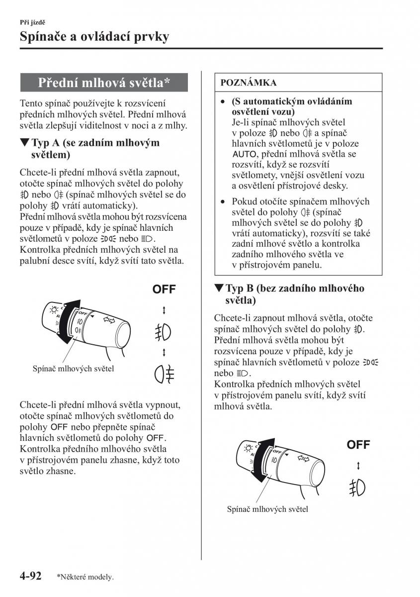 Mazda CX 5 navod k obsludze / page 229