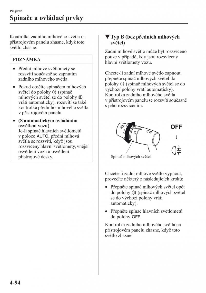 Mazda CX 5 navod k obsludze / page 231