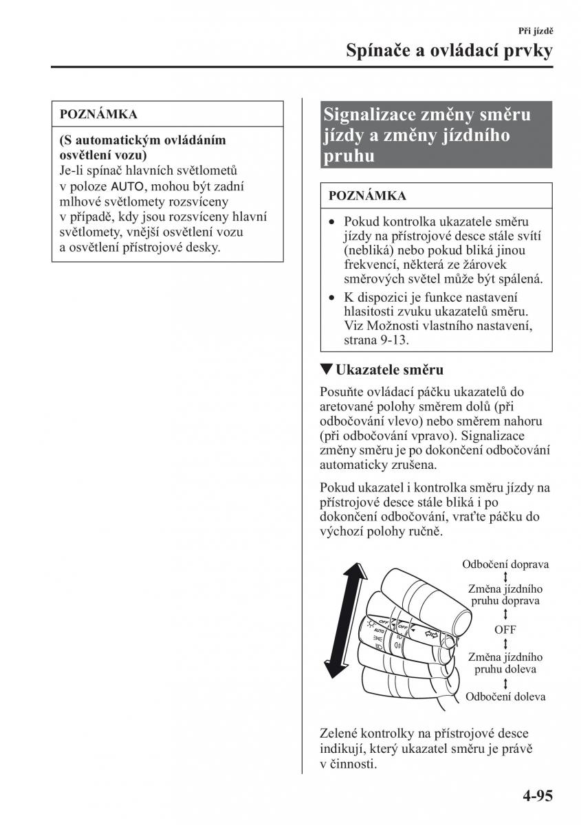 Mazda CX 5 navod k obsludze / page 232