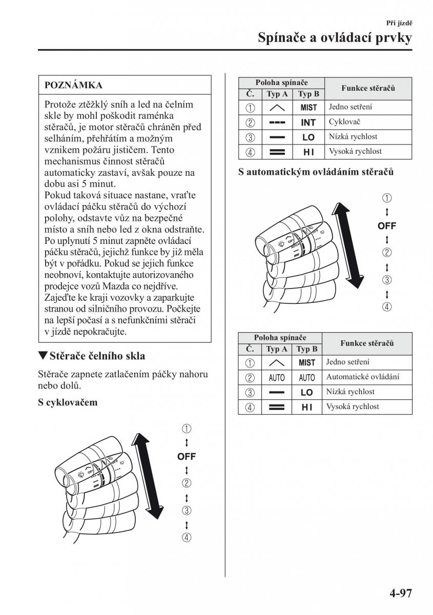 Mazda CX 5 navod k obsludze / page 234