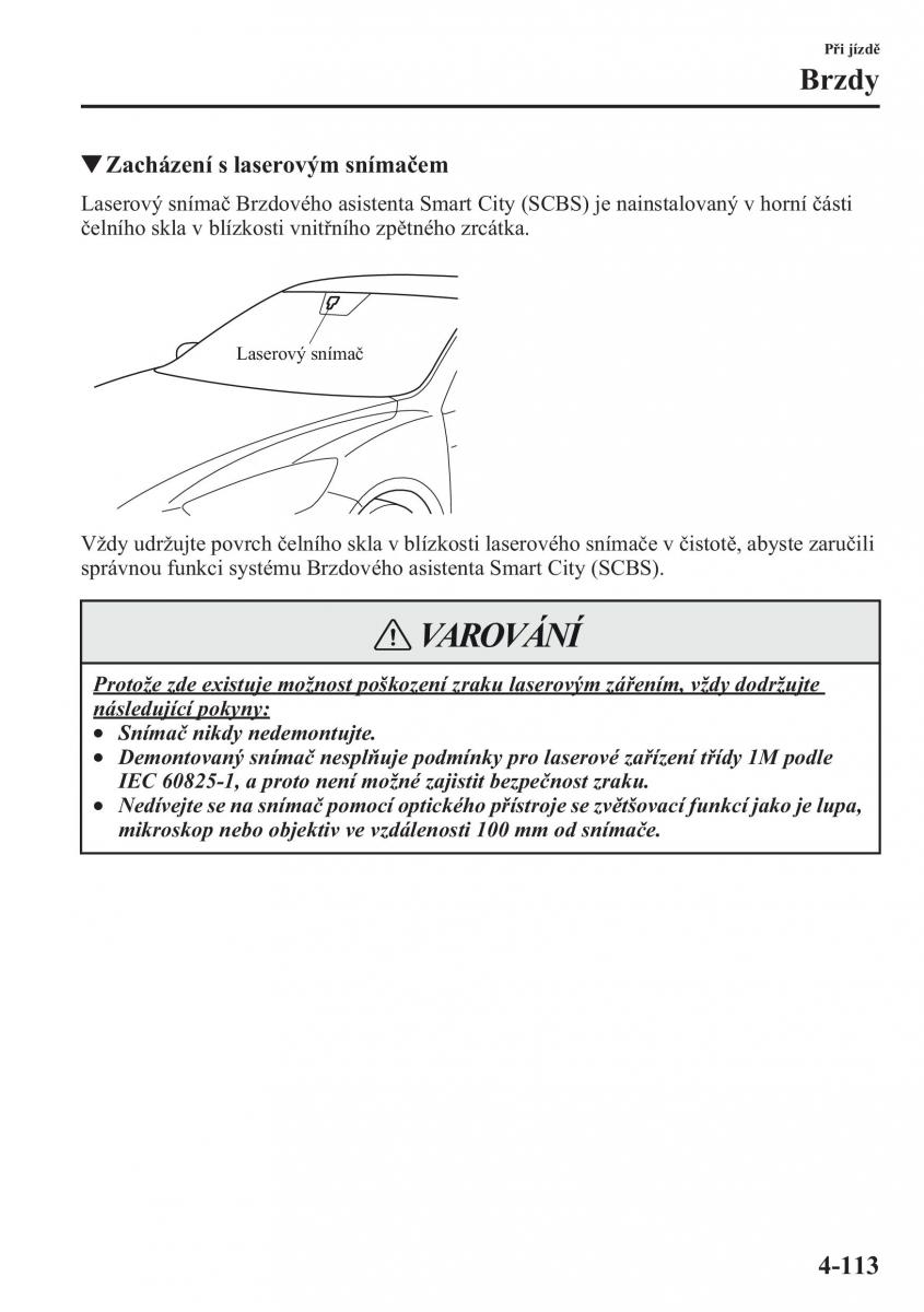 Mazda CX 5 navod k obsludze / page 250