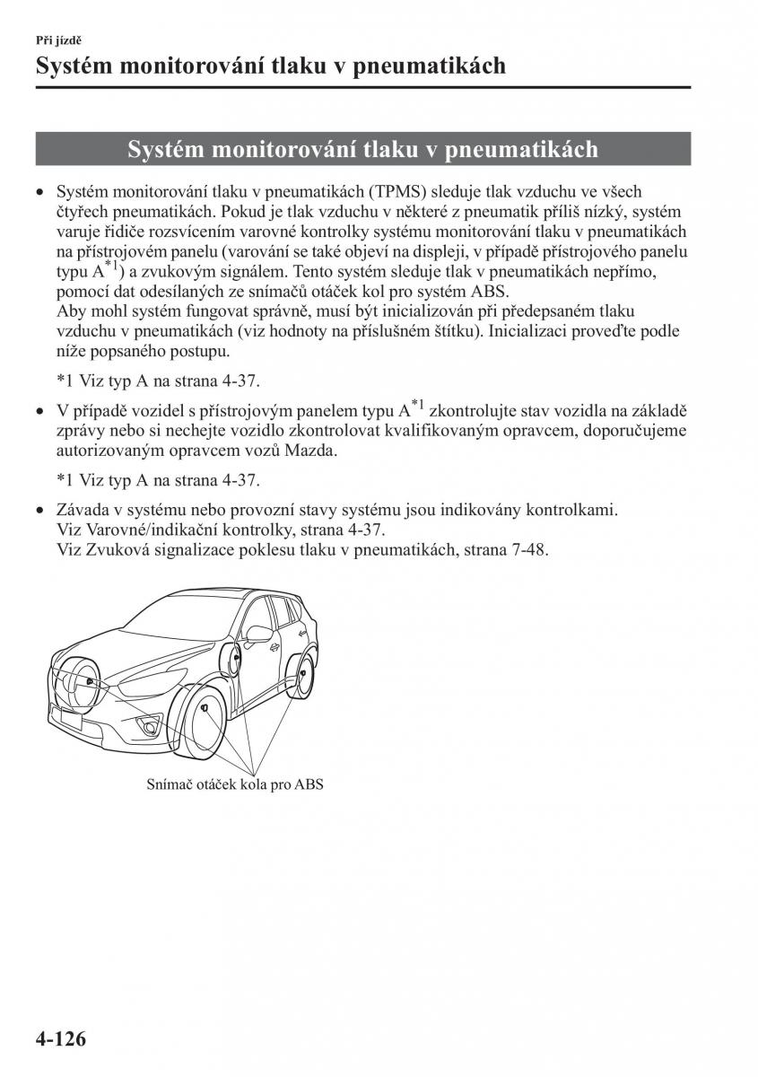 Mazda CX 5 navod k obsludze / page 263